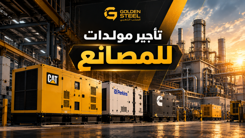 تأجير مولدات للمصانع​