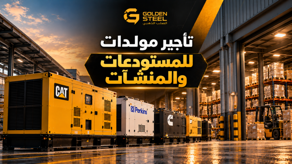 تأجير مولدات للمستودعات والمنشآت​