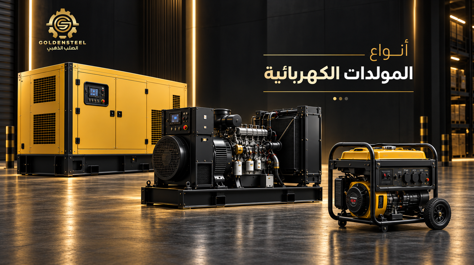 أنواع المولدات الكهربائية