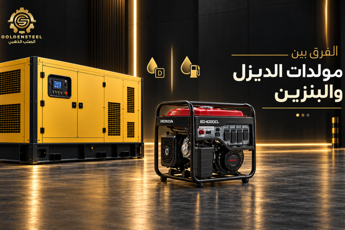 الفرق بين مولدات الديزل والبنزين